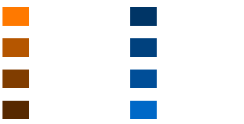 CMYK colour palette for custom vehicle wraps.