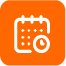 Scheduling icon representing WrapMates’ flexible appointment booking.