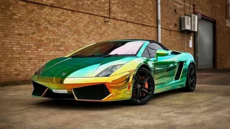 Stand out with a high-gloss chrome green wrap. Elevate your vehicle with premium colour change wraps, custom graphics, PPF protection, and expert car wrapping services.