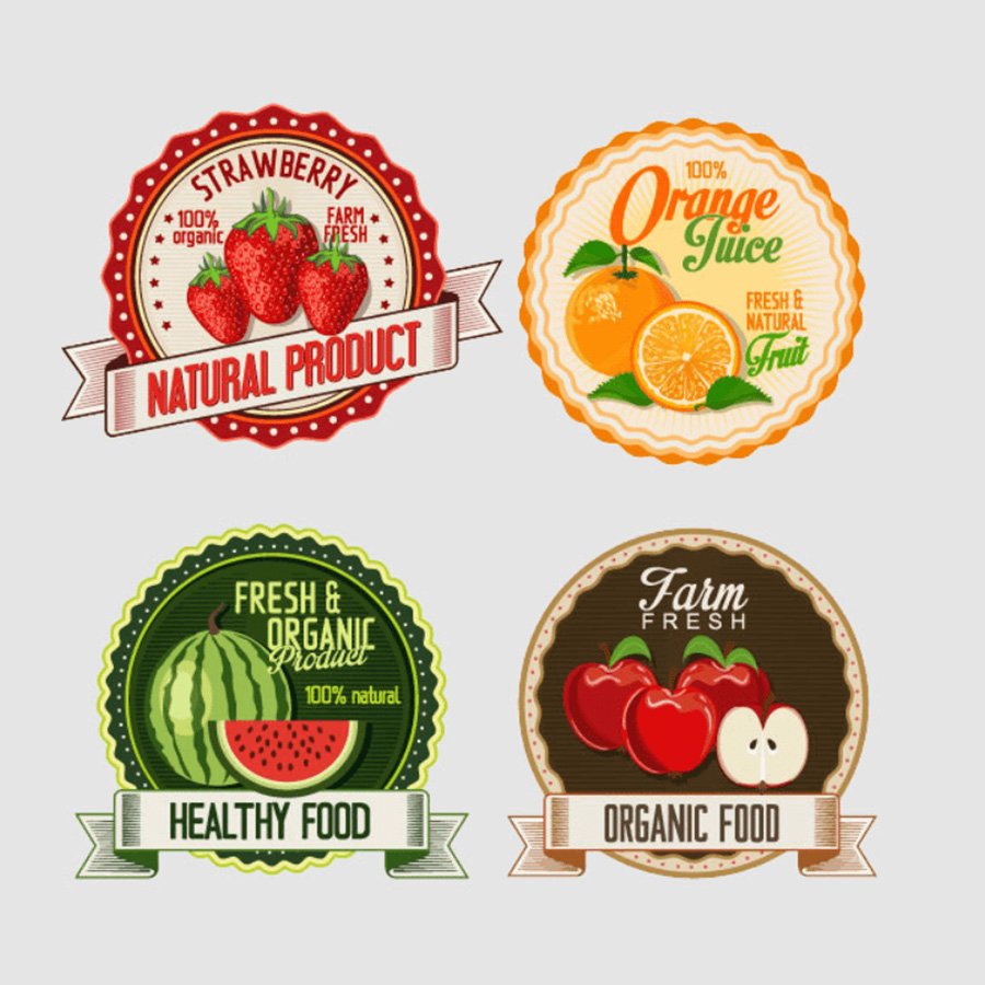 Individual Polypropylene Labels